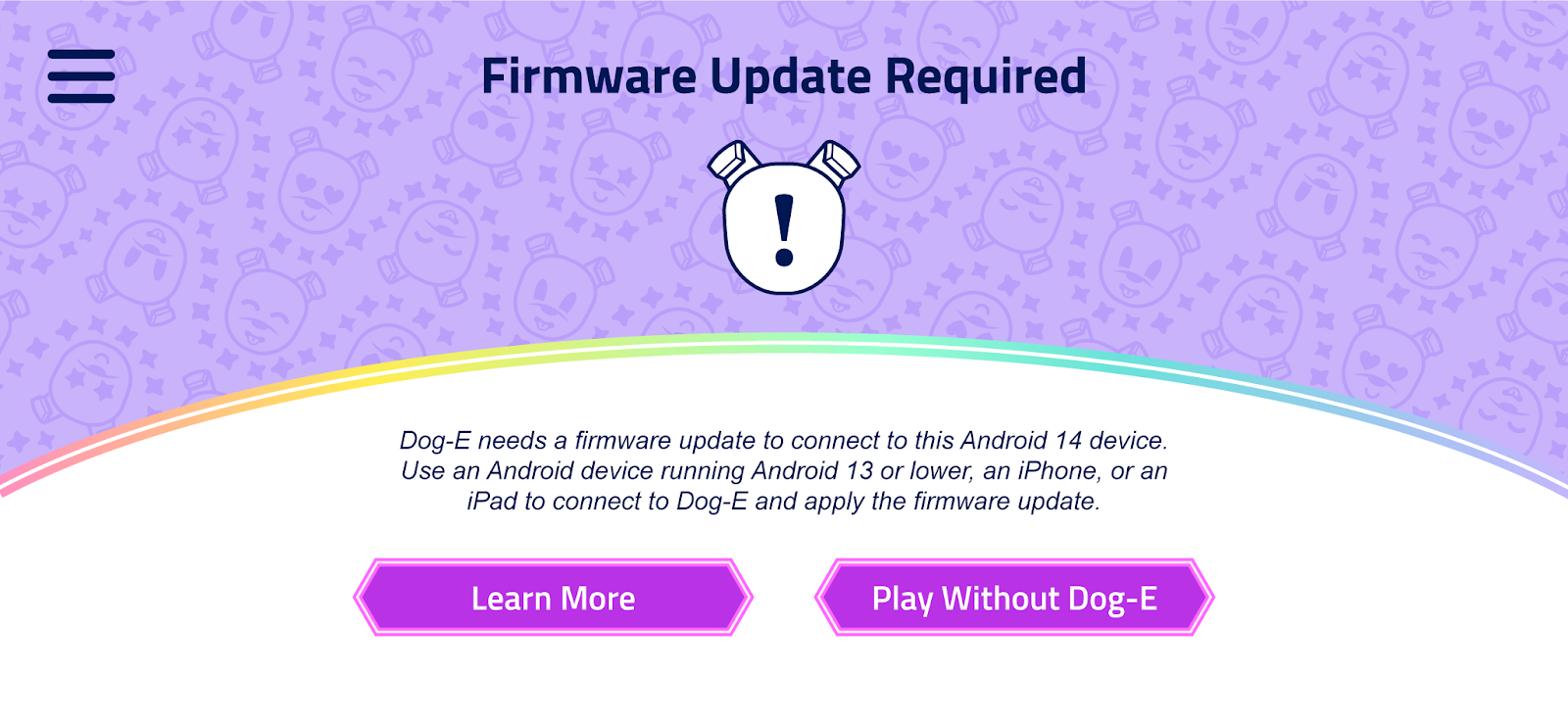 UPDATE: Android 14 & Dog-E Bluetooth Connectivity – wowwee